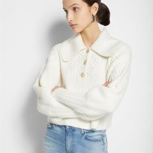 Jonathan Simkhai Jasmin ivory sweater